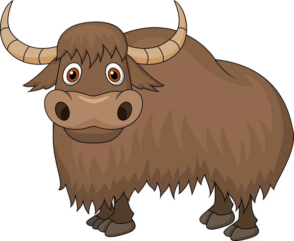 Yak dessin animé — Image vectorielle