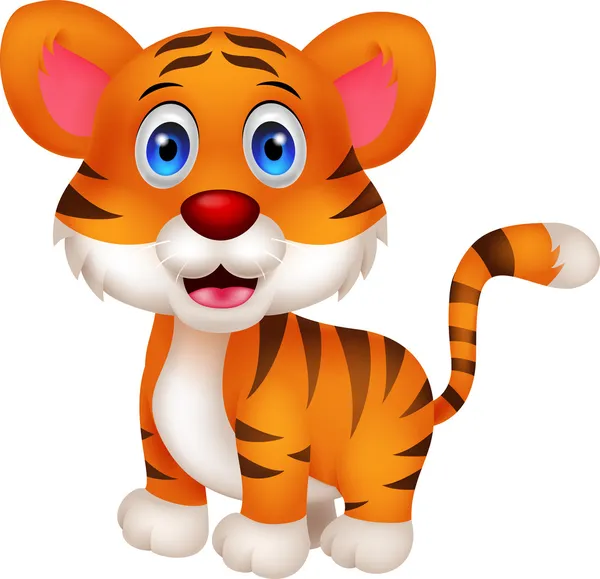 Tigre Bebe Vectores Grafico Vectorial Tigre Bebe Imagenes Vectoriales De Stock Depositphotos