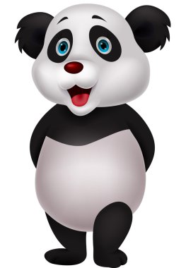 sevimli panda çizgi film