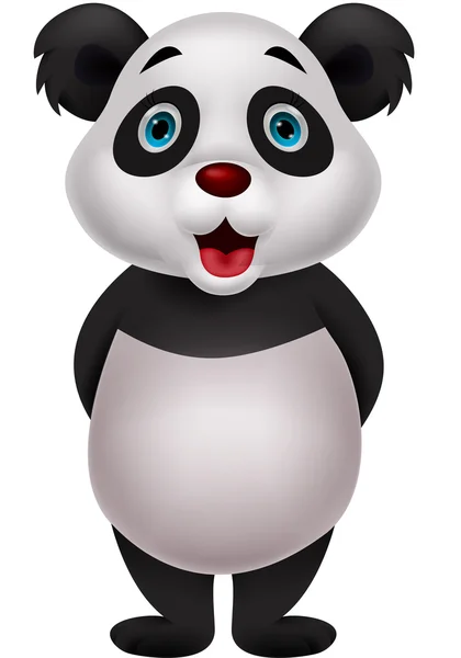 Desenhos animados bonito panda — Vetor de Stock