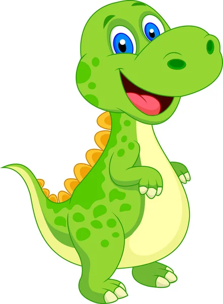 Cute Little Dinosaur Vector illustration — Stock Vector