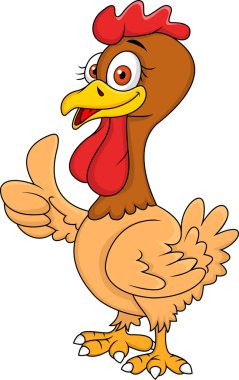 horoz karikatür sallayarak