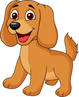 Tatlı köpek çizgi filmi.
