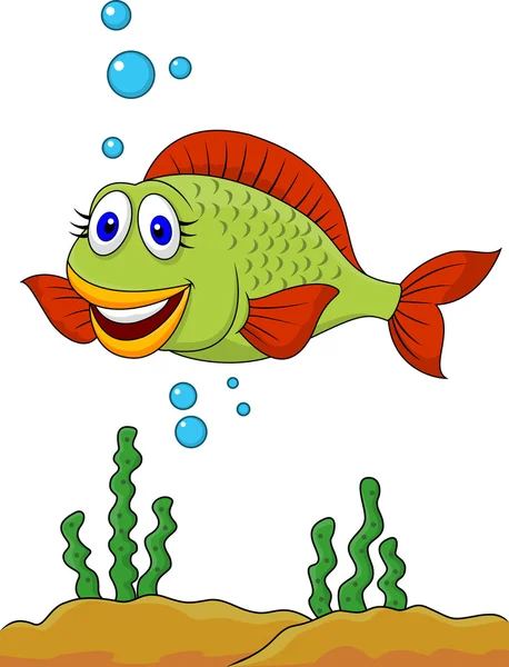 Caricature de poisson — Image vectorielle