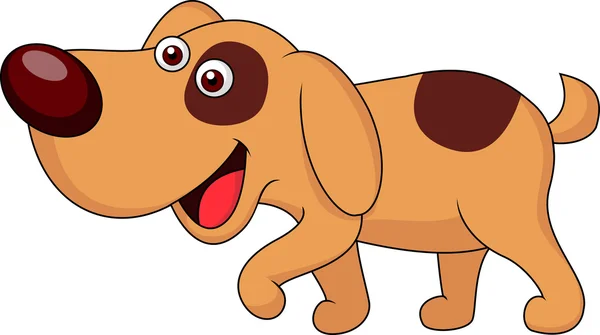 Lindo perro de dibujos animados — Archivo Imágenes Vectoriales