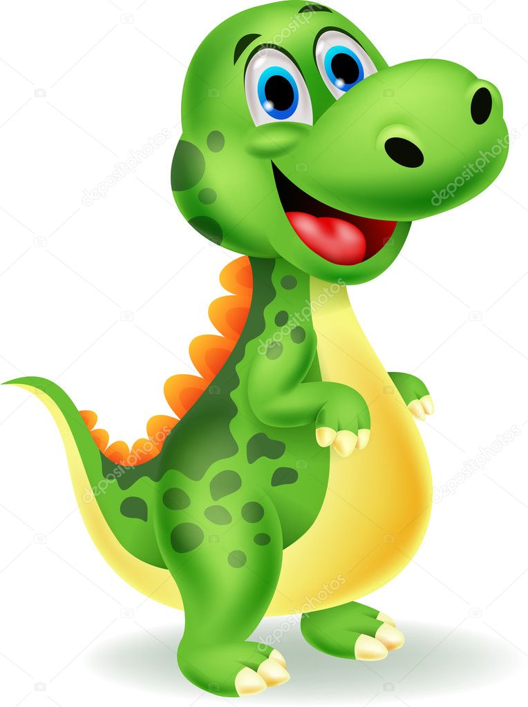 Cute dinosaur cartoon