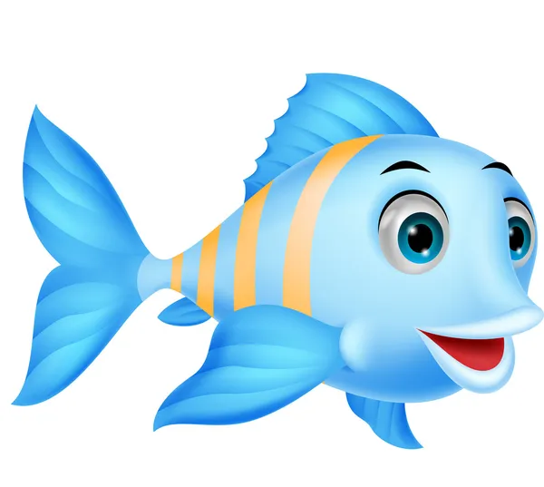 Cute fish cartoon — Stock Vector