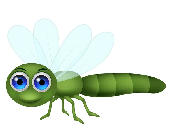 Dragon fly cartoon — Stock Vector