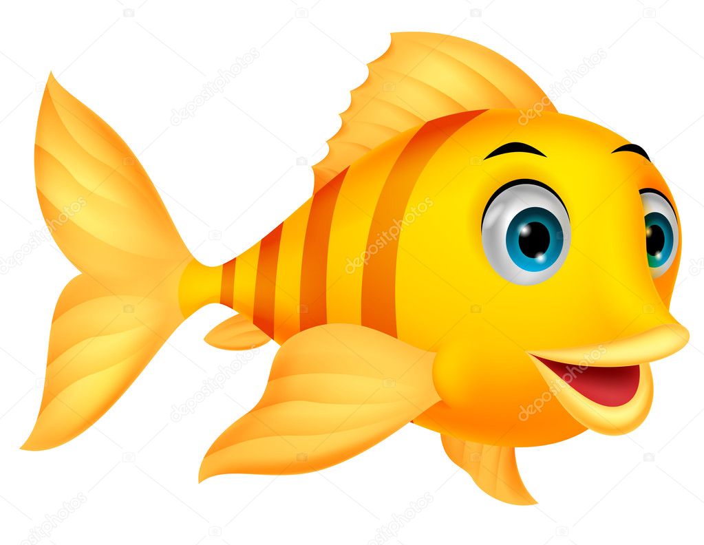Cute fish cartoon