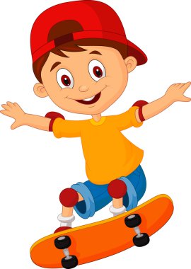 küçük çocuk kaykay