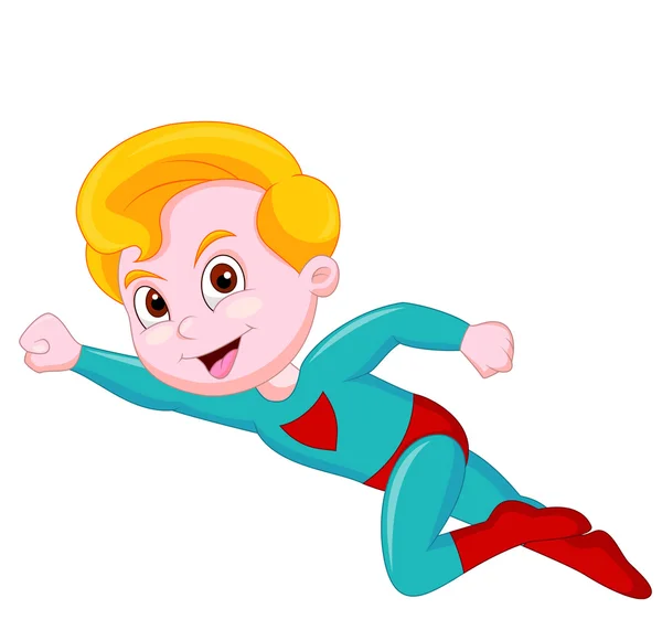 Superhéroe Kid — Vector de stock