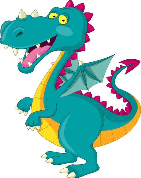 Cute dragon cartoon — Stock Vector