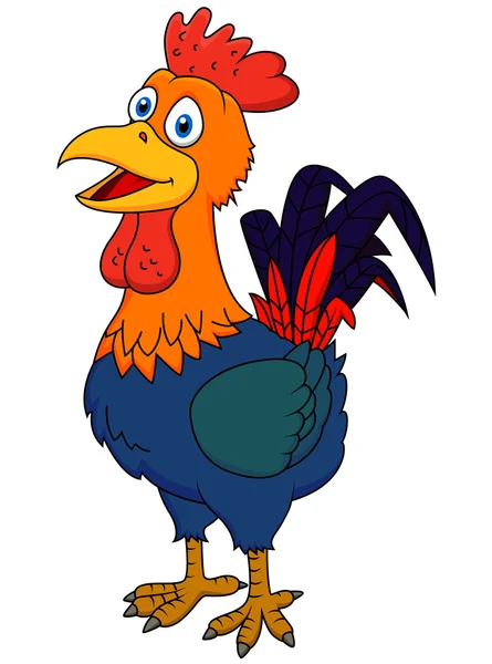 Rooster cartoon — Stock Vector