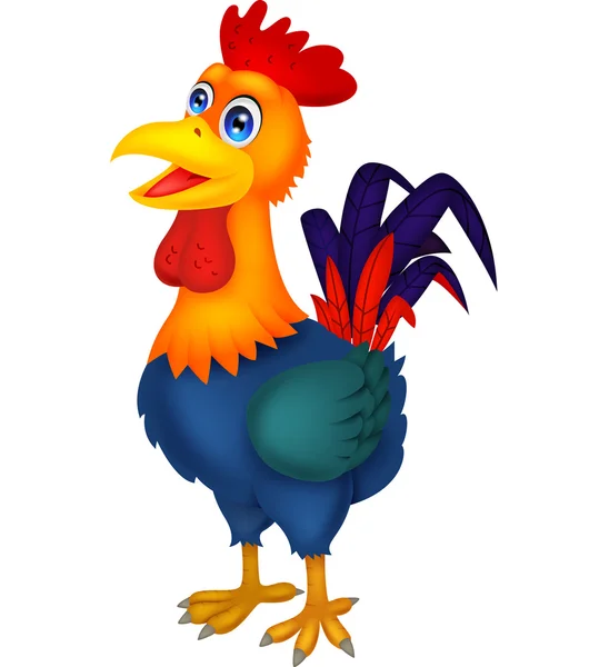 Gallo de dibujos animados — Vector de stock