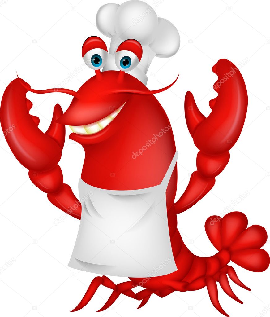Cute lobster cartoon — Stock Vector © tigatelu 27987867