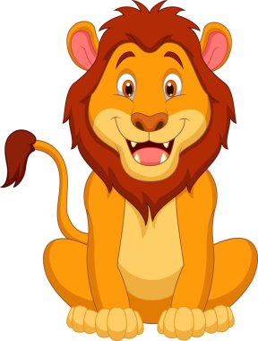 Tatlı aslan çizgi filmi.