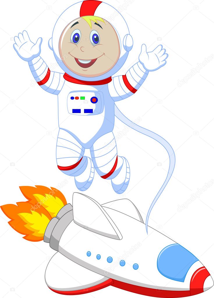 Astronaut cartoon