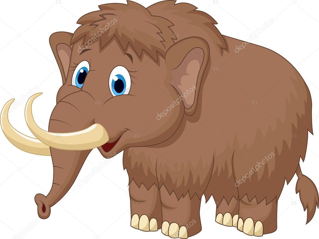 Mammoth Cartoon Character