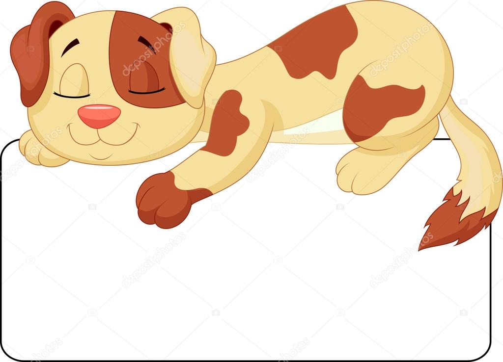 Cute dog cartoon