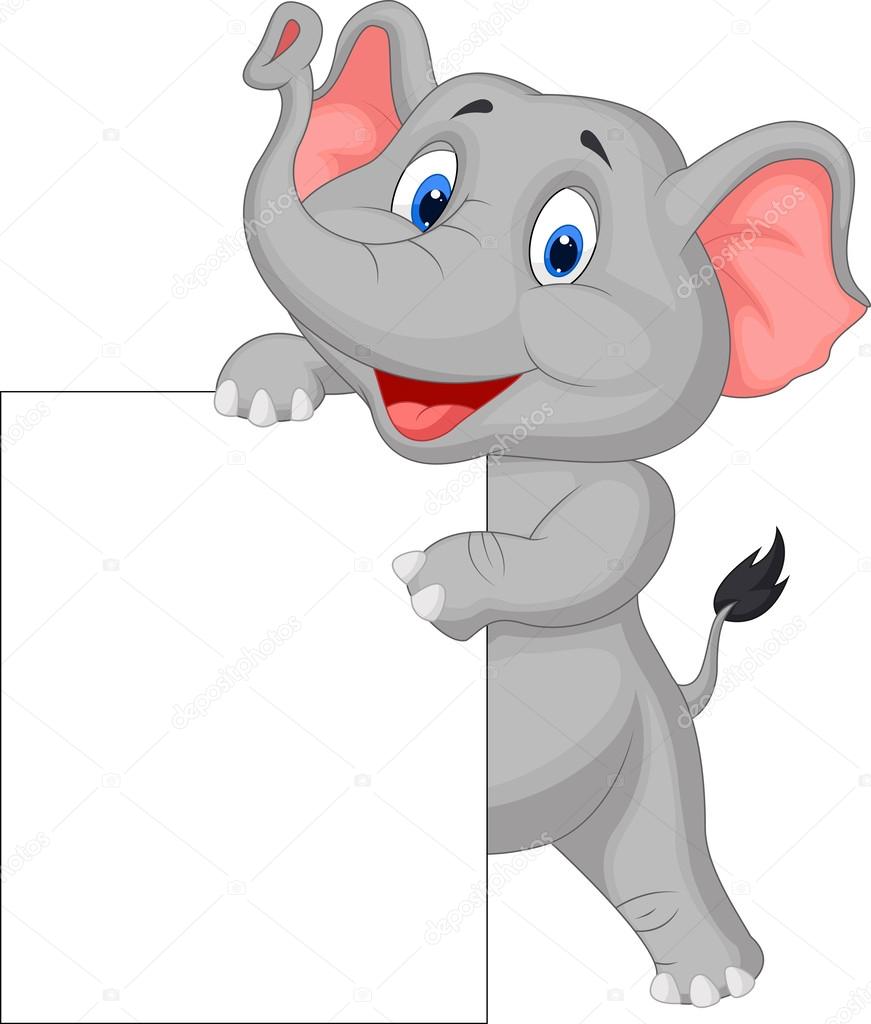 Funny elephant cartoon and blank sign Stock Vector Image by ©tigatelu #35059831 Funny elephant cartoon and blank sign Stock Vector Image by ©tigatelu #35059831