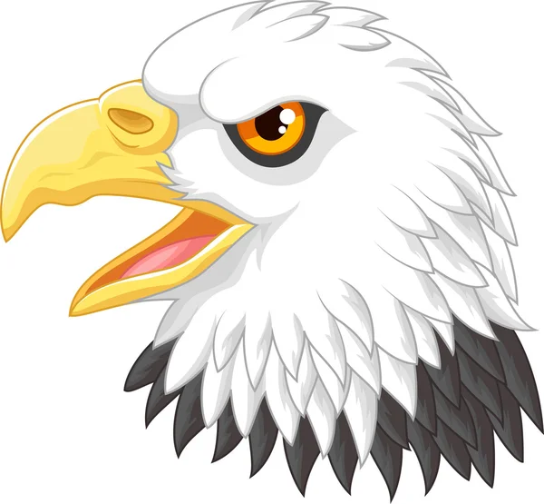 Eagle hoofd mascotte — Stockvector