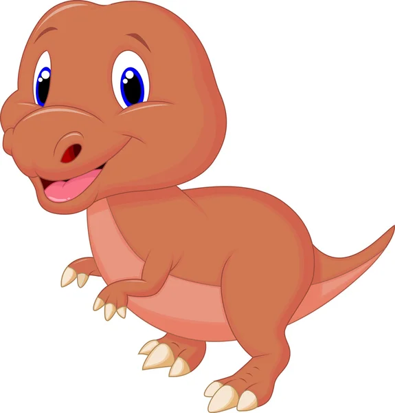Cute dinosaur cartoon Vector Graphics