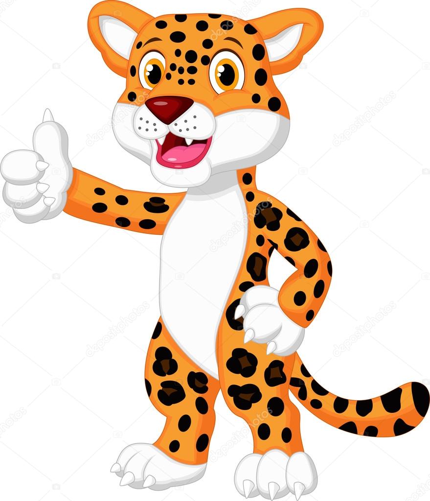 Cute leopard cartoon giving thumb up Stock Vector Image by ©tigatelu #35748583 Cute leopard cartoon giving thumb up Stock Vector Image by ©tigatelu #35748583