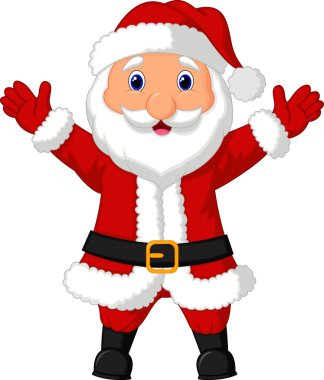 sevimli Noel Baba çizgi