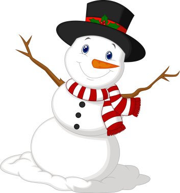 Christmas Snowman clipart