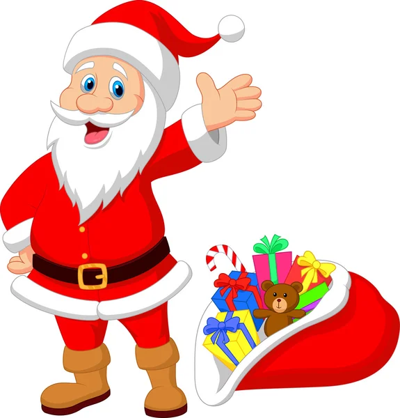 Happy Santa Clause — Stock Vector