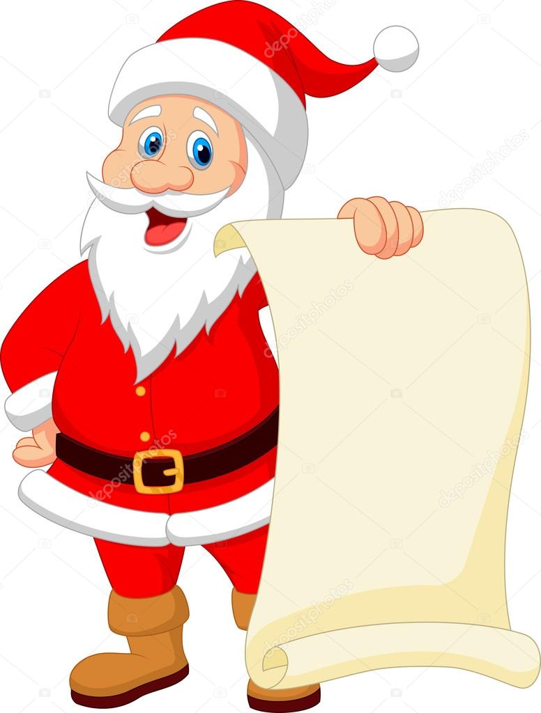 Santa clause cartoon