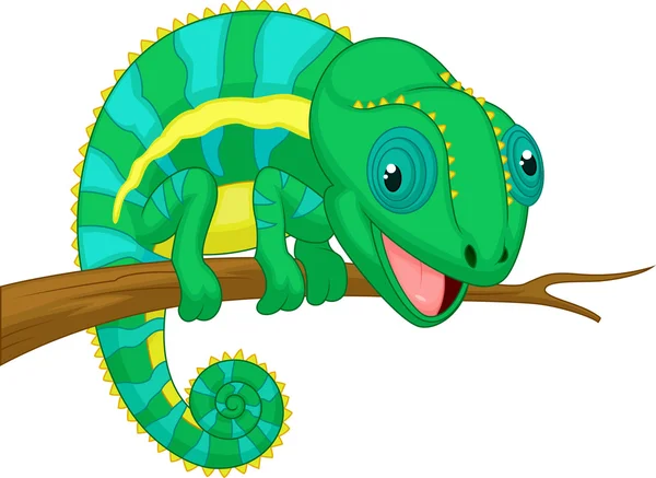Roztomilý chameleon — Stockový vektor