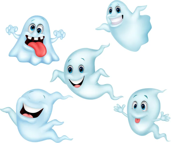 Cute ghost cartoon — Stock Vector