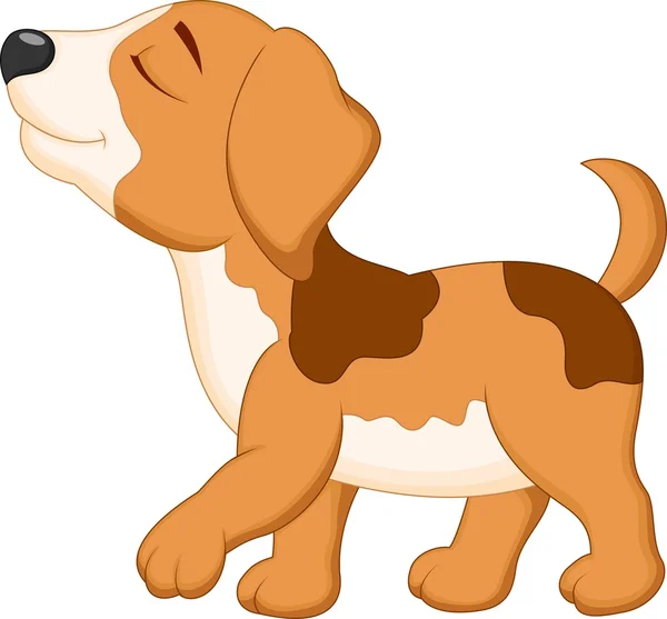 Симпатичная собачья карикатура — стоковый вектор