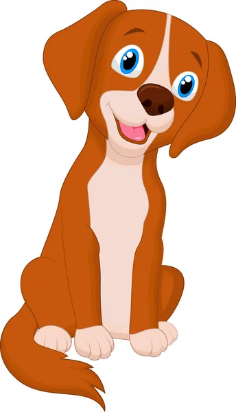 Carino cane cartone animato — Vettoriale Stock