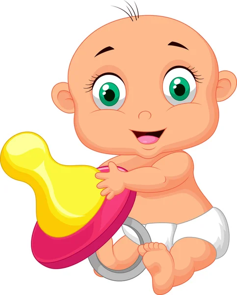 Babyjongen — Stockvector