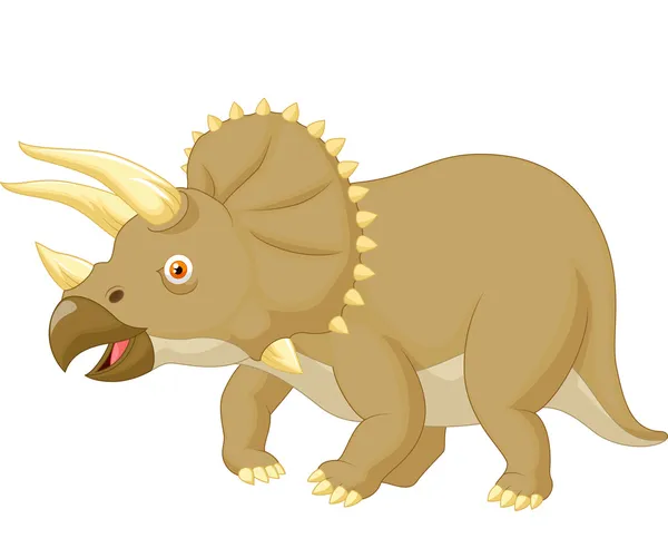 Triceratops cartoon — Stock Vector