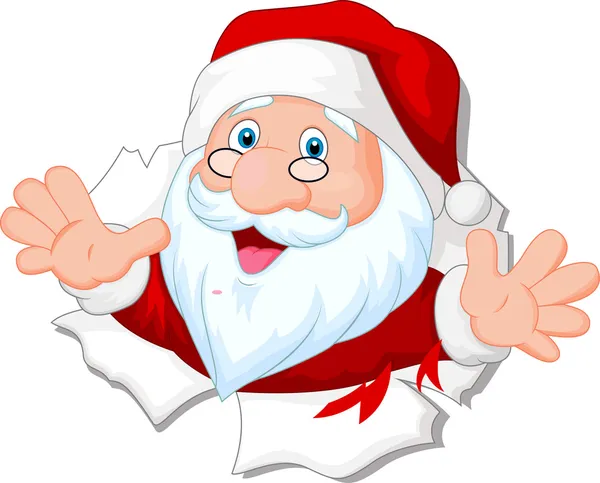 Santa clausule cartoon — Stockvector