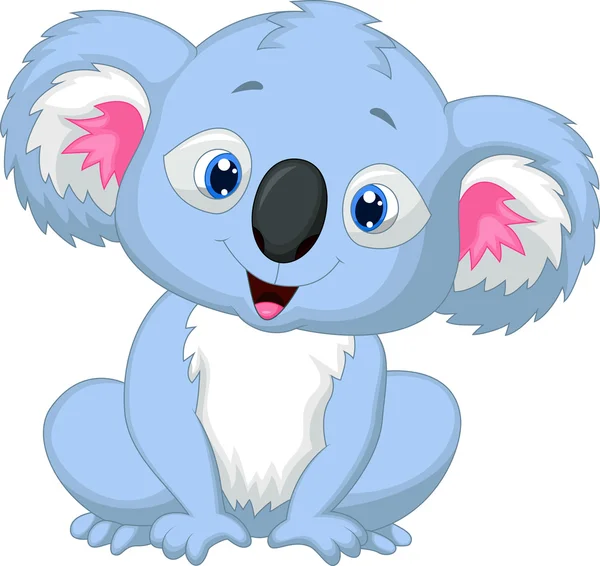 Bonito koala desenhos animados —  Vetores de Stock