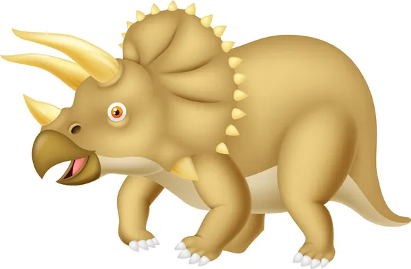 Triceratops dibujos animados — Archivo Imágenes Vectoriales