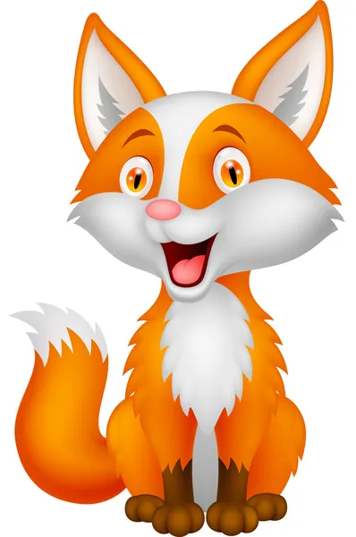 Słodki Fox — Wektor stockowy
