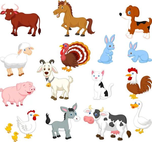 Animales de granja — Vector de stock