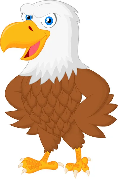 Eagle posing — Stock Vector