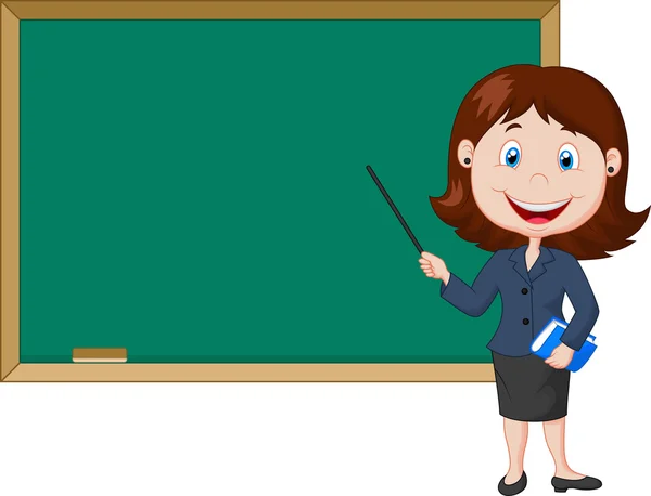 Female teacher — Stock Vector