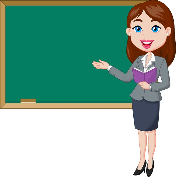 Female teacher — Stock Vector