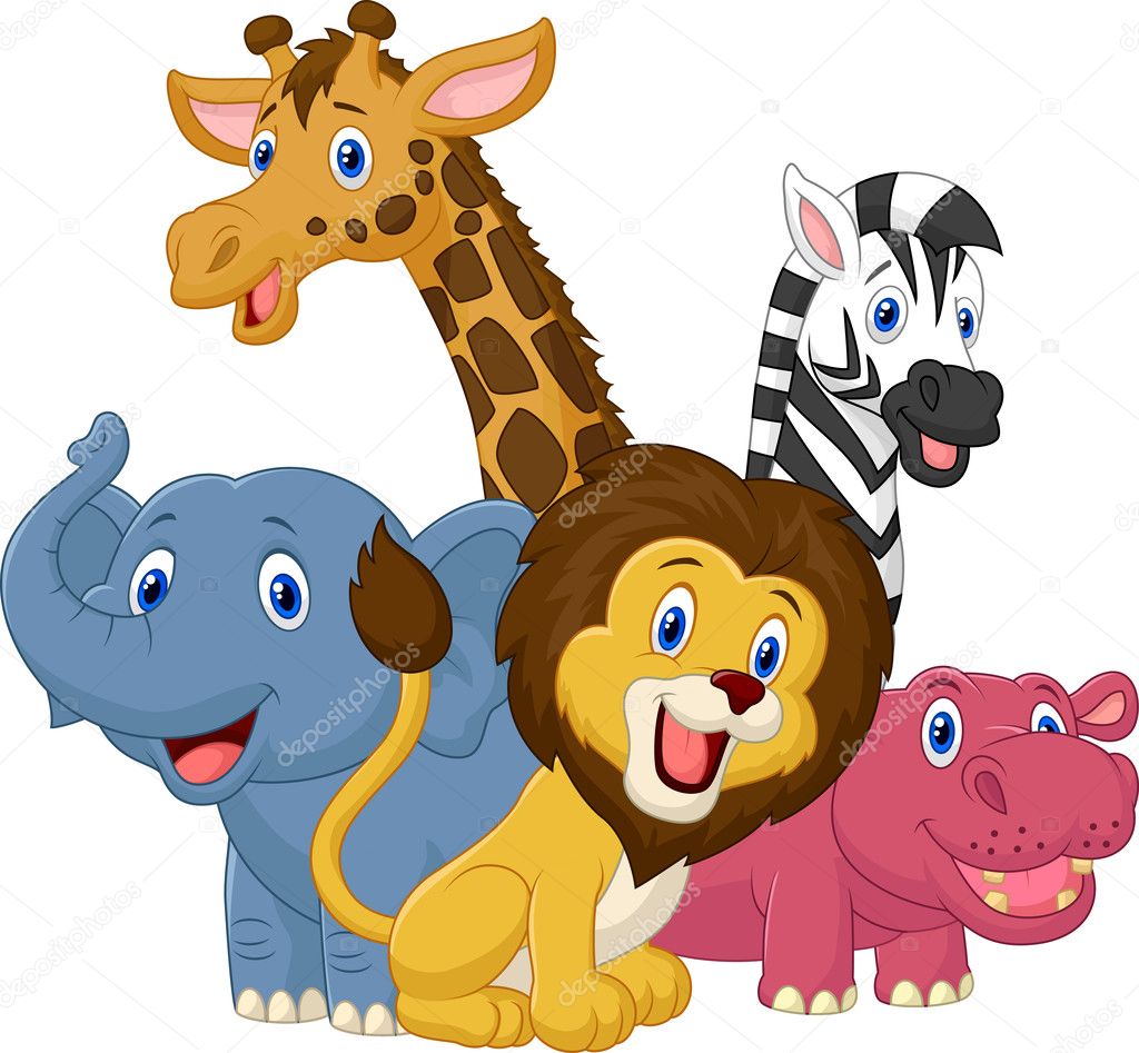 Download Safari animals — Stock Vector © tigatelu #44737985