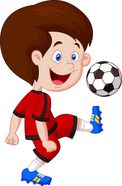 çocuğun futbol oynama