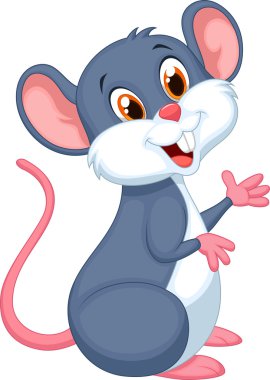 Happy mouse clipart