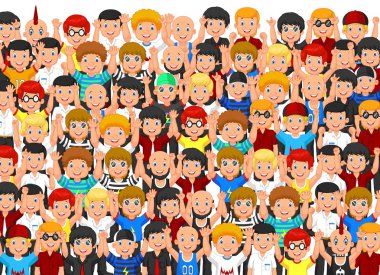 Crowd of People clipart