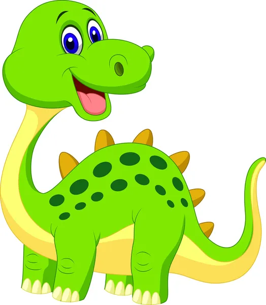 Grön dinosaurie — Stock vektor